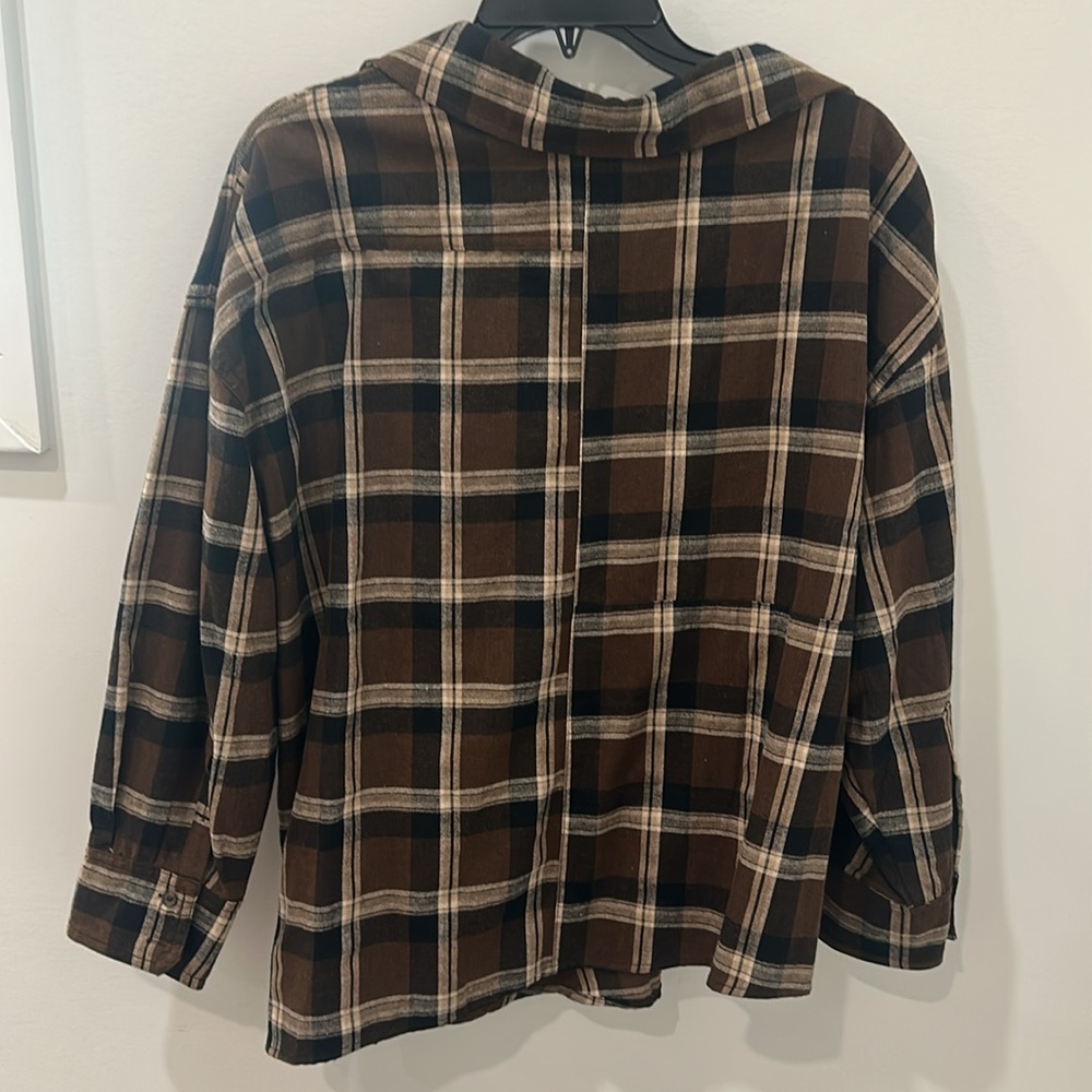 Plaid Button Down Shirt for Women - Picture 5 of 5